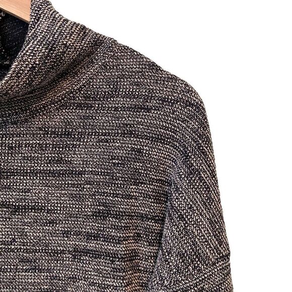 Madewell Geometric Turtleneck Long Sleeve Sweater in Grey Color Size Small - Picture 7 of 11